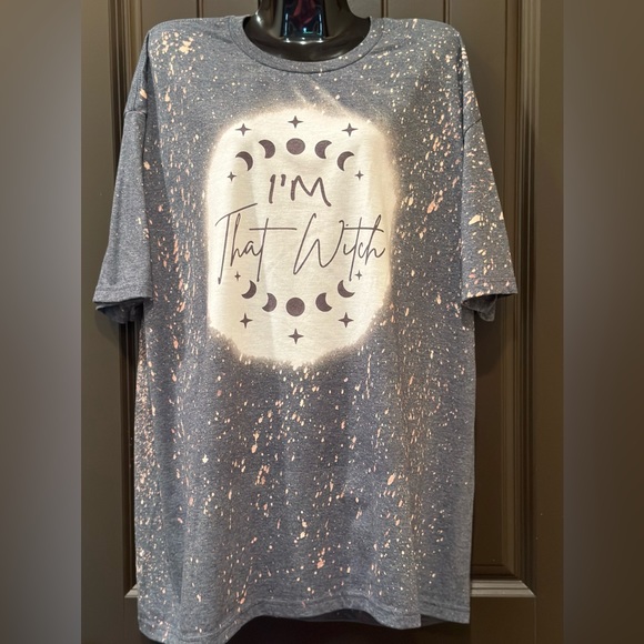 Hand Crafted One of a kind New I’m That Witch T-Shirt - Picture 6 of 12